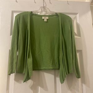 Loft Lime Green Mini Cardigan